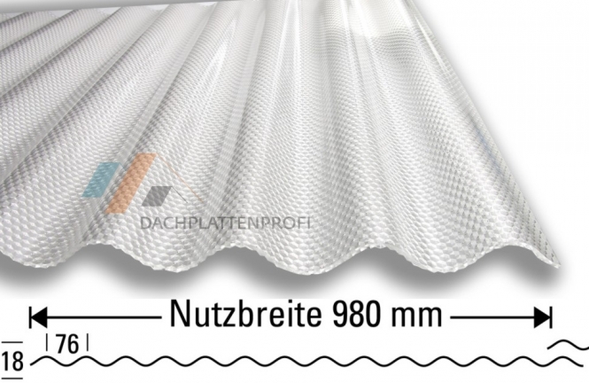 Lichtplatte Acryl 3 mm Wabe klar 