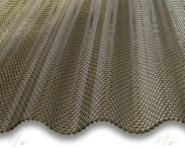 Lichtplatte Acryl 3 mm Wabe bronziert 